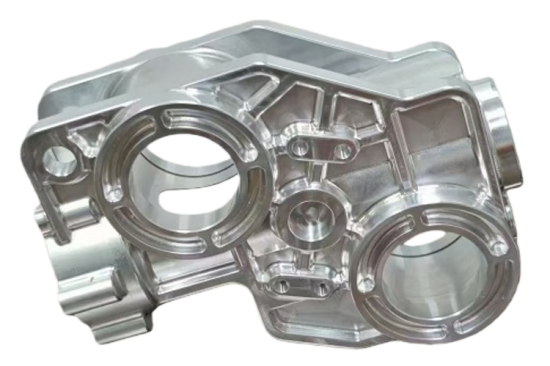 5-Axis CNC Machined Aluminum Automotive Pneumatic Valve Block